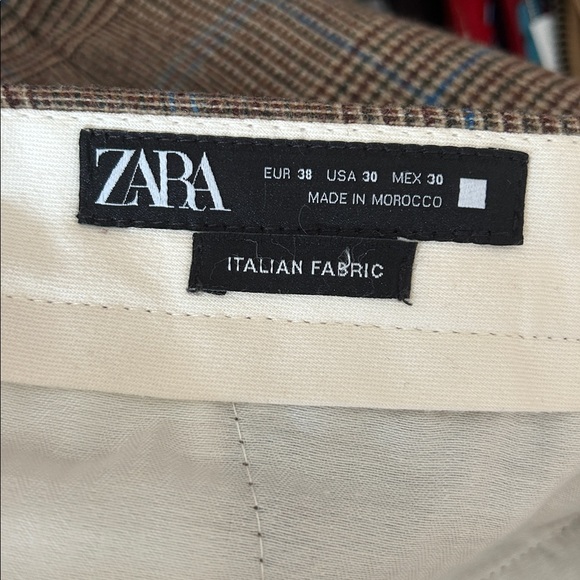 Zara women’s wool blend plaid vest and pant set - Picture 14 of 16